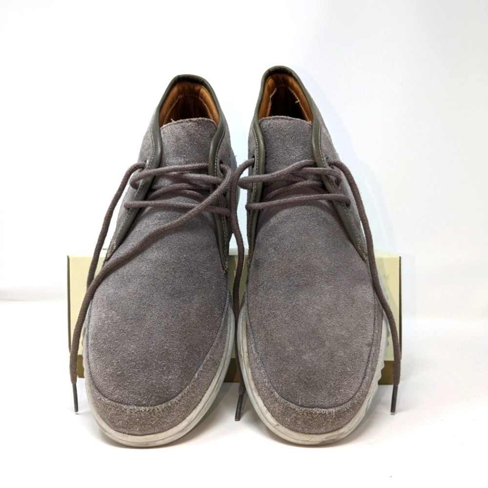 Marc Joseph New York Men's Gray Suede Leather Chukka Boots Size 9 STX 005